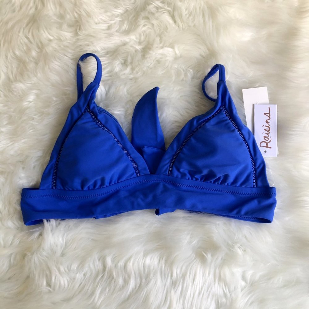 Raisins Juniors' Cali Solids Anya Bikini Top S M - Picture 3 of 8